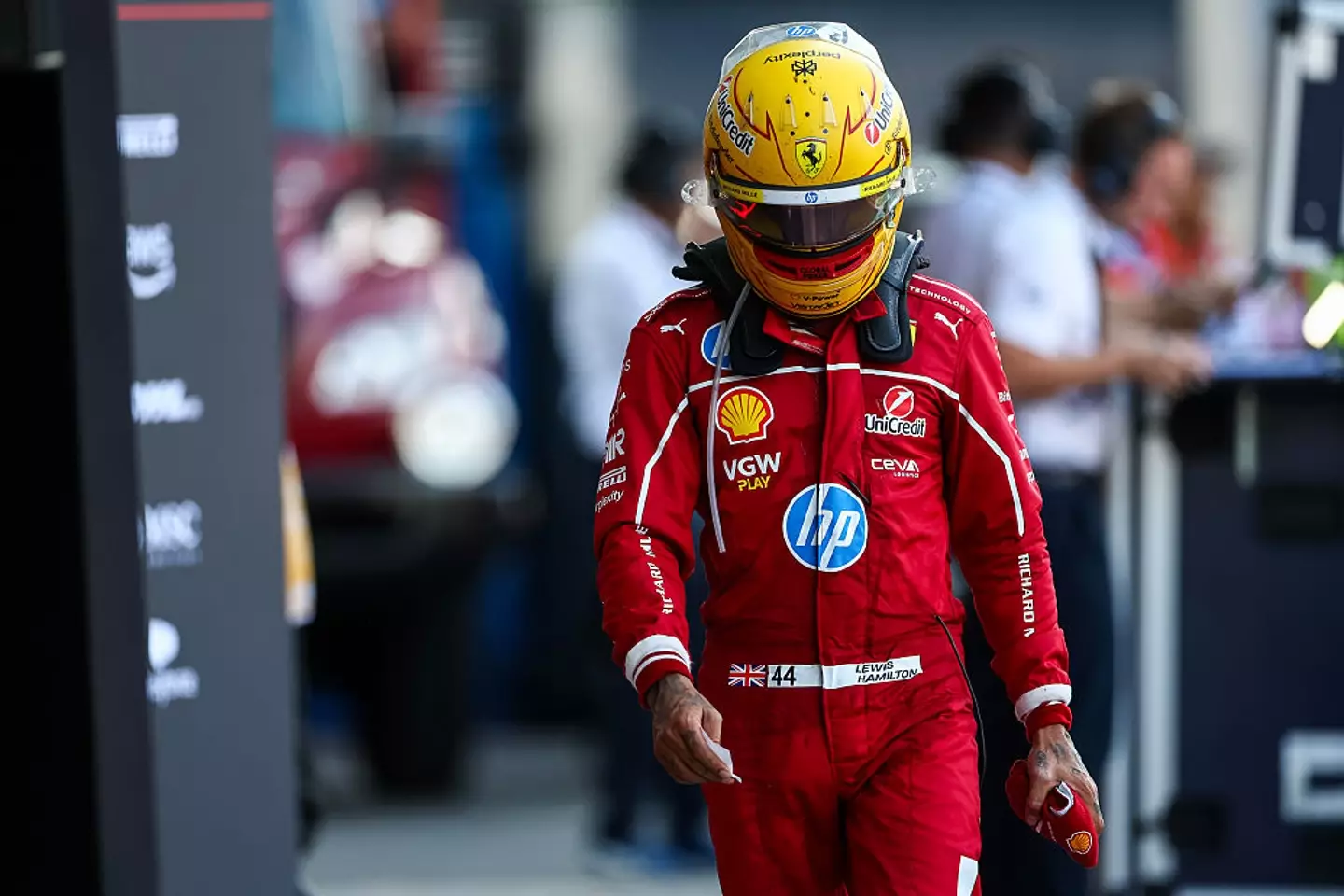 Hamilton has been struggling in the 2025 season. (Image: Peter Fox/Getty Images)