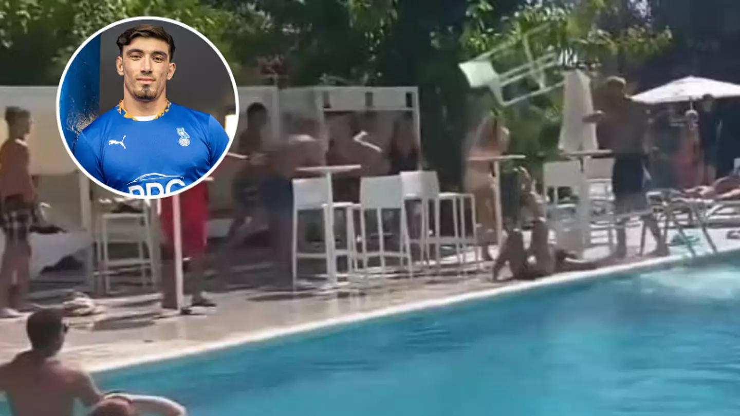 Oldham Athletic respond after player 'knocks woman out with chair' in Ibiza brawl