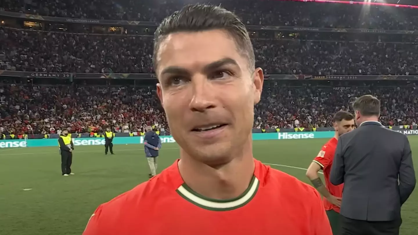 Cristiano Ronaldo makes honest confession about playing for Portugal as he explains why he was crying after Nations League final