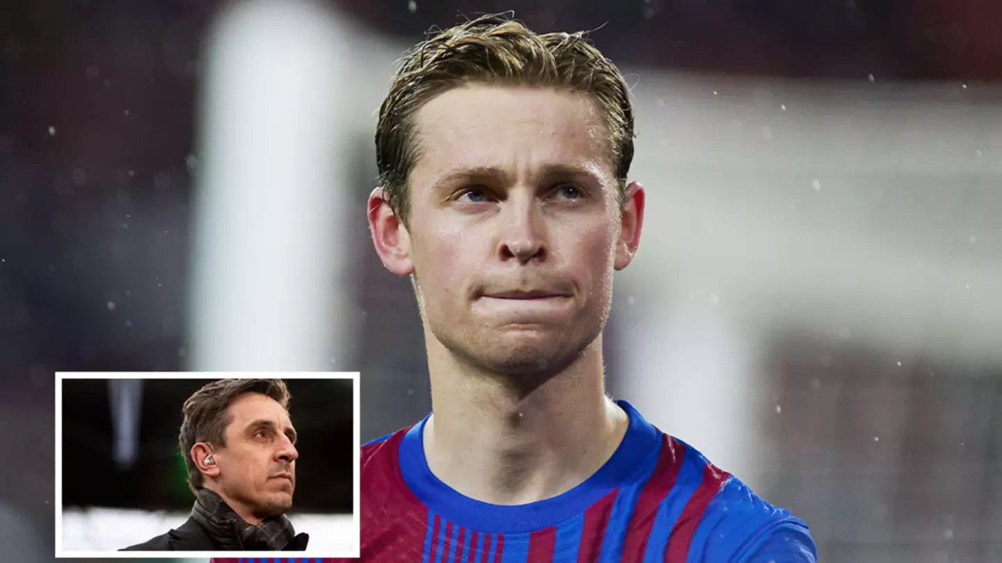 Gary Neville Shares Insider News About Frenkie De Jong’s Transfer Saga