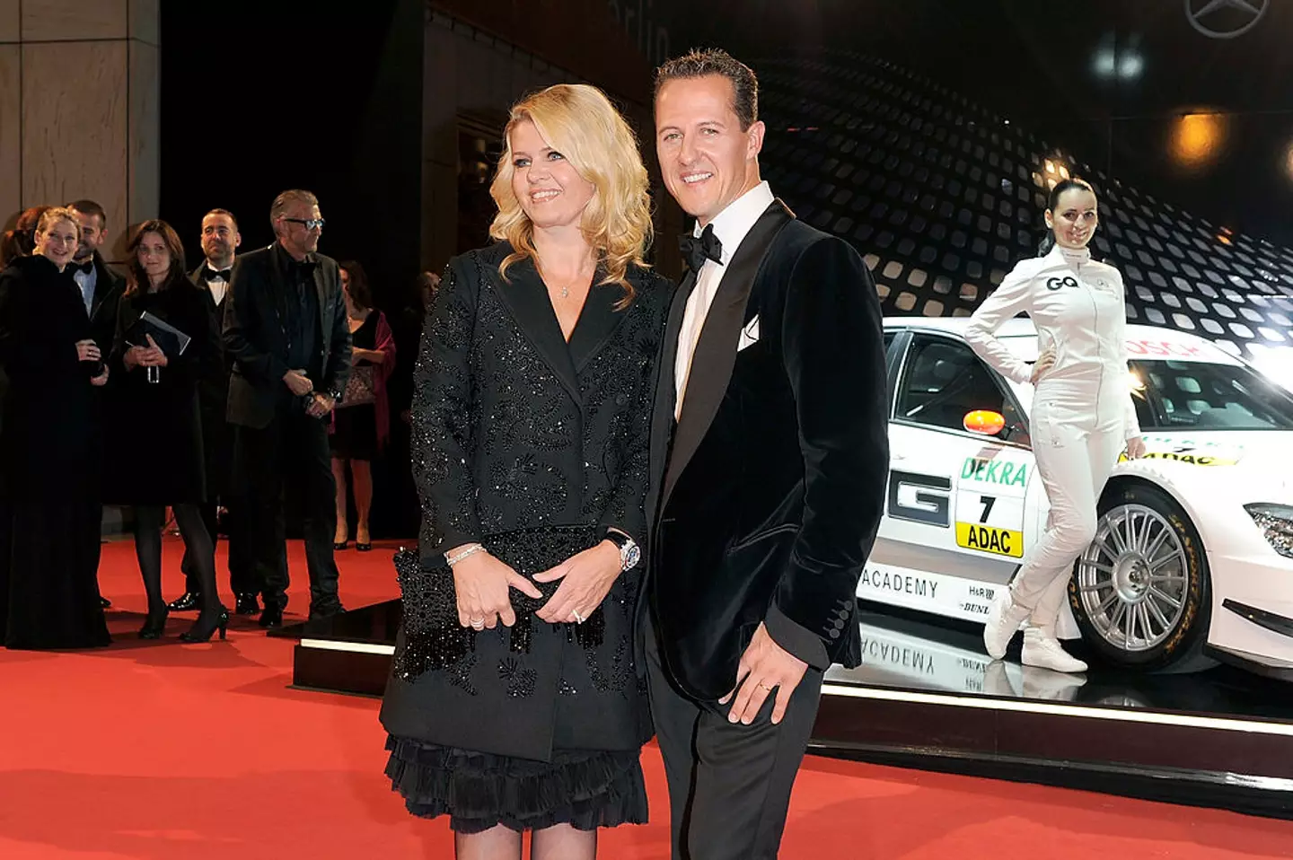 Schumacher's wife Corinna now cares for the F1 legend. (Image: Toni Passig/Getty Images)