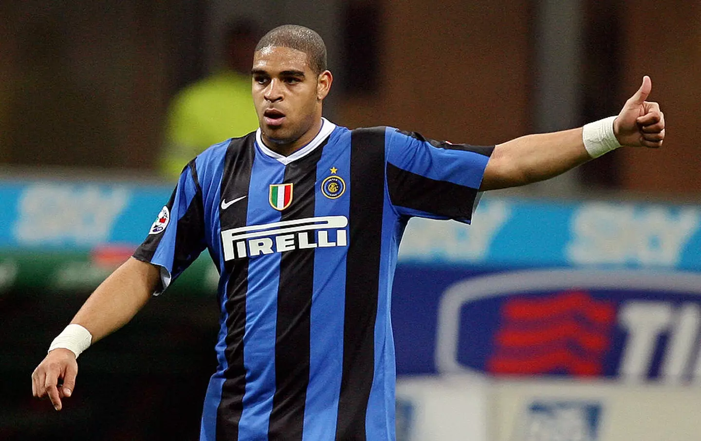 Adriano pictured in action for Inter Milan in 2007 (Image: Getty)