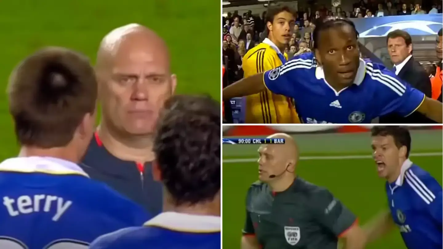 Referee Tom Henning Ovrebo Admits Chelsea Should Have Had A Penalty Against Barcelona In 2009