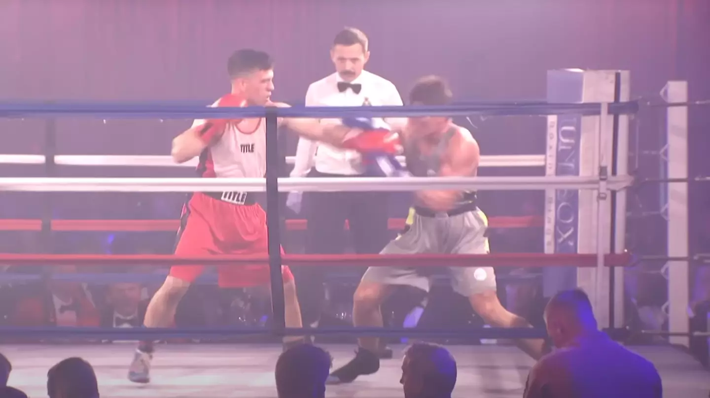 Marines from both the USA and the UK competed at the boxing event in London. (Image: Sky Sports)