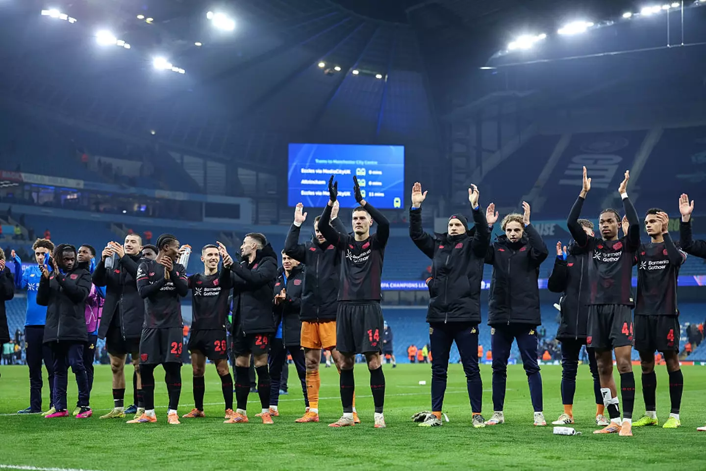 Bayer Leverkusen impressed against Manchester City (Credit:Getty)