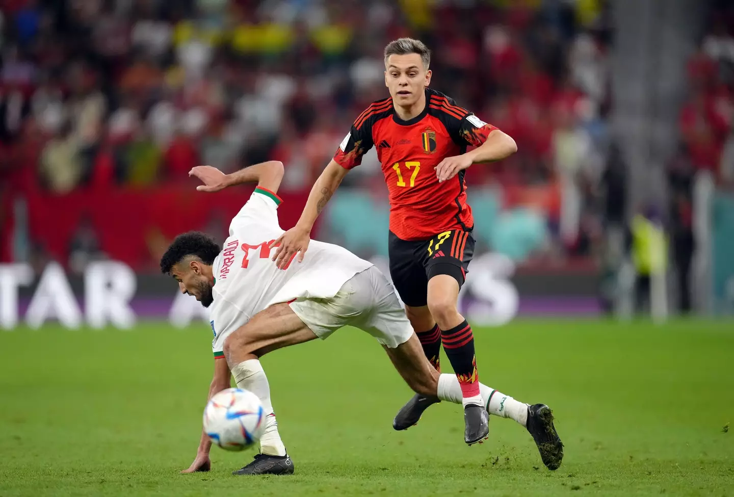 Trossard was included in Belgium's World Cup squad (Image: Alamy)