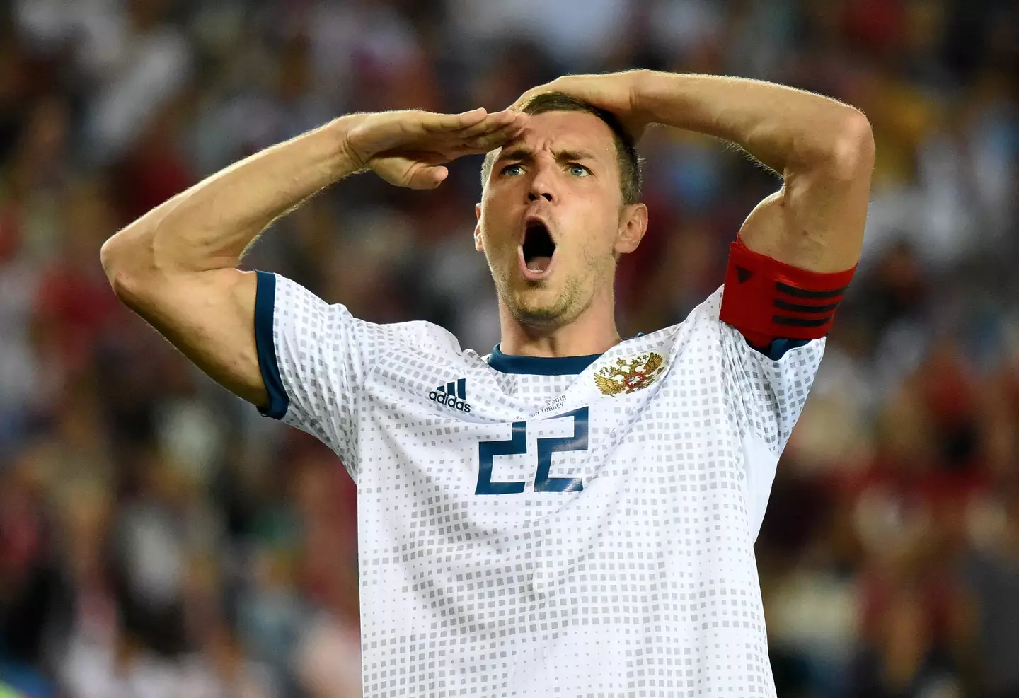 Dzyuba says he opposes war but has called for politics to be separated from sport (Image: PA)