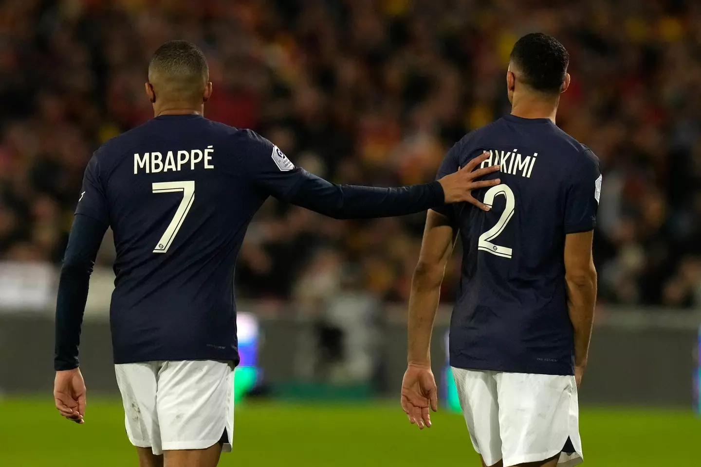 Mbappe and Hakimi will be absent for PSG's next two games. (Image
