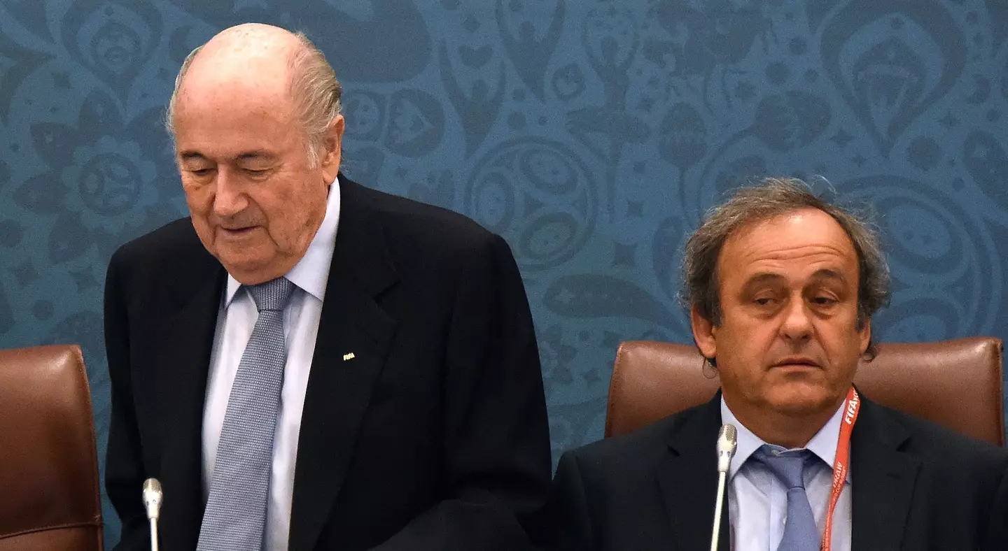 Blatter and Platini were once the two of the most powerful men in football (Image: Alamy)