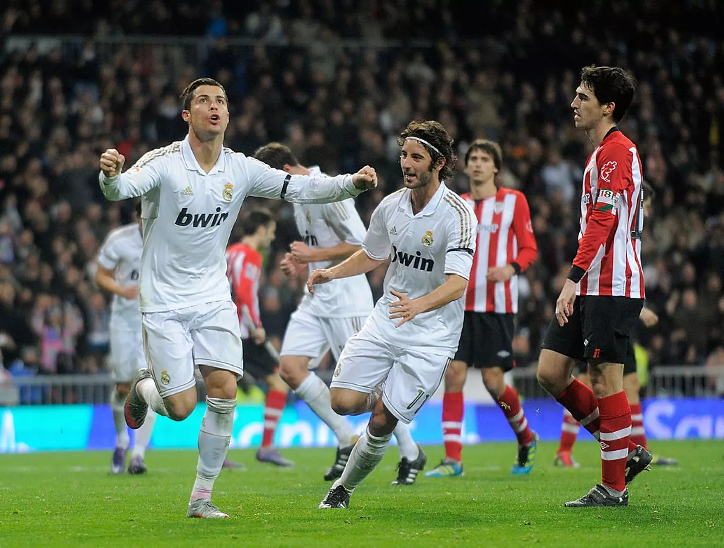 Esteban Granero and Cristiano Ronaldo playing for Real Madrid (Credit:Getty)