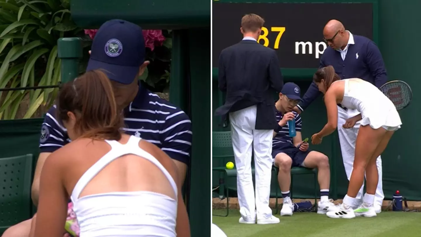 Tennis Star Jodie Burrage Praised For Rushing Over To Help Ball Boy Who Had Collapsed