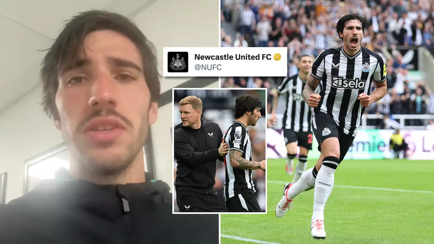 Newcastle's official Twitter account bodies rival fans with epic Sandro Tonali tweet