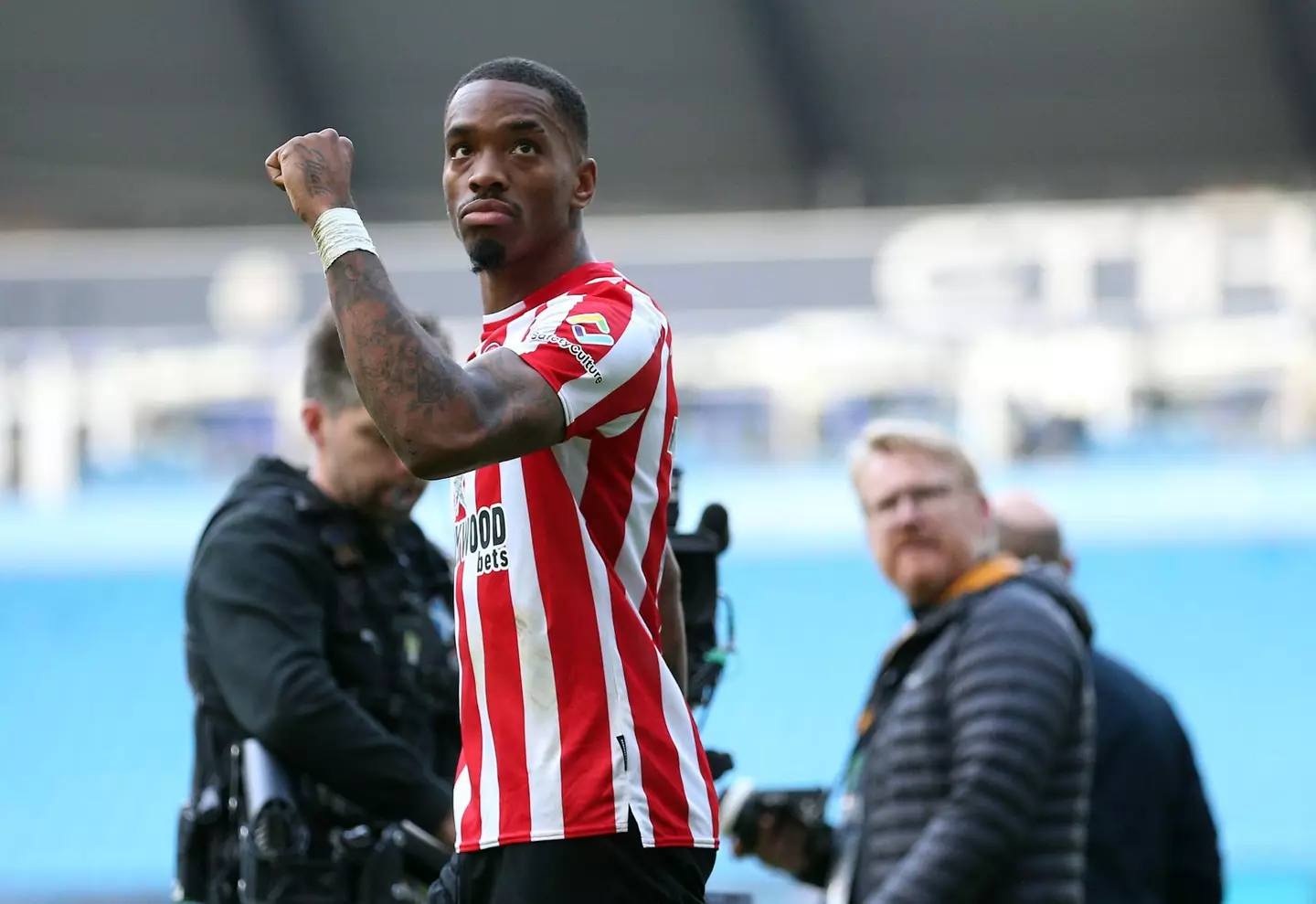 Toney has continued scoring goals. Image: Alamy