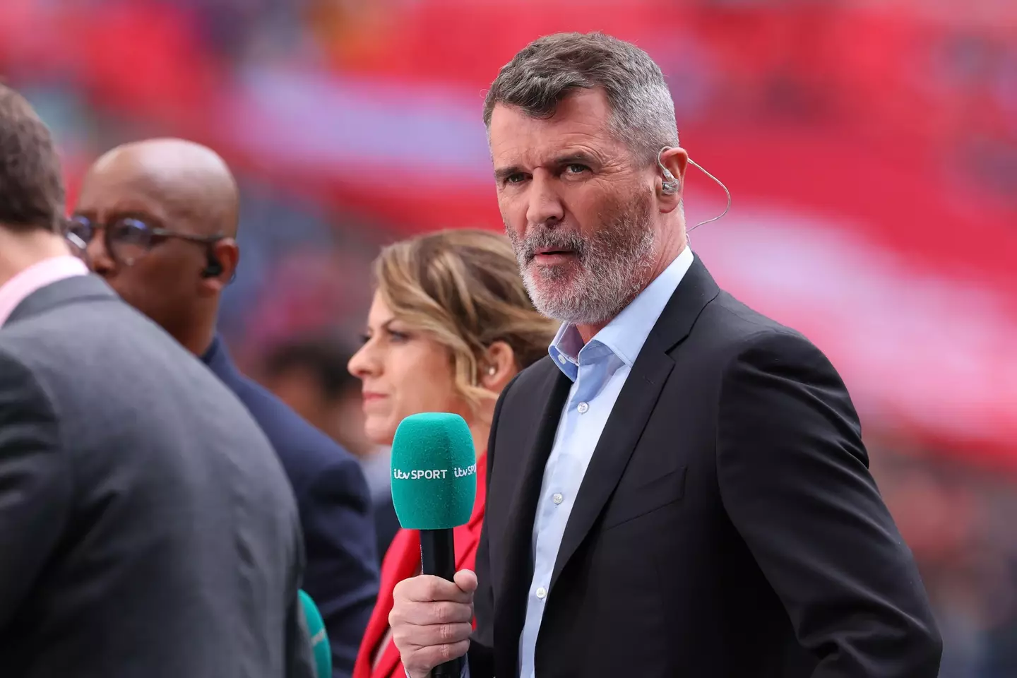 Keane was at Wembley on Saturday. Image: Alamy