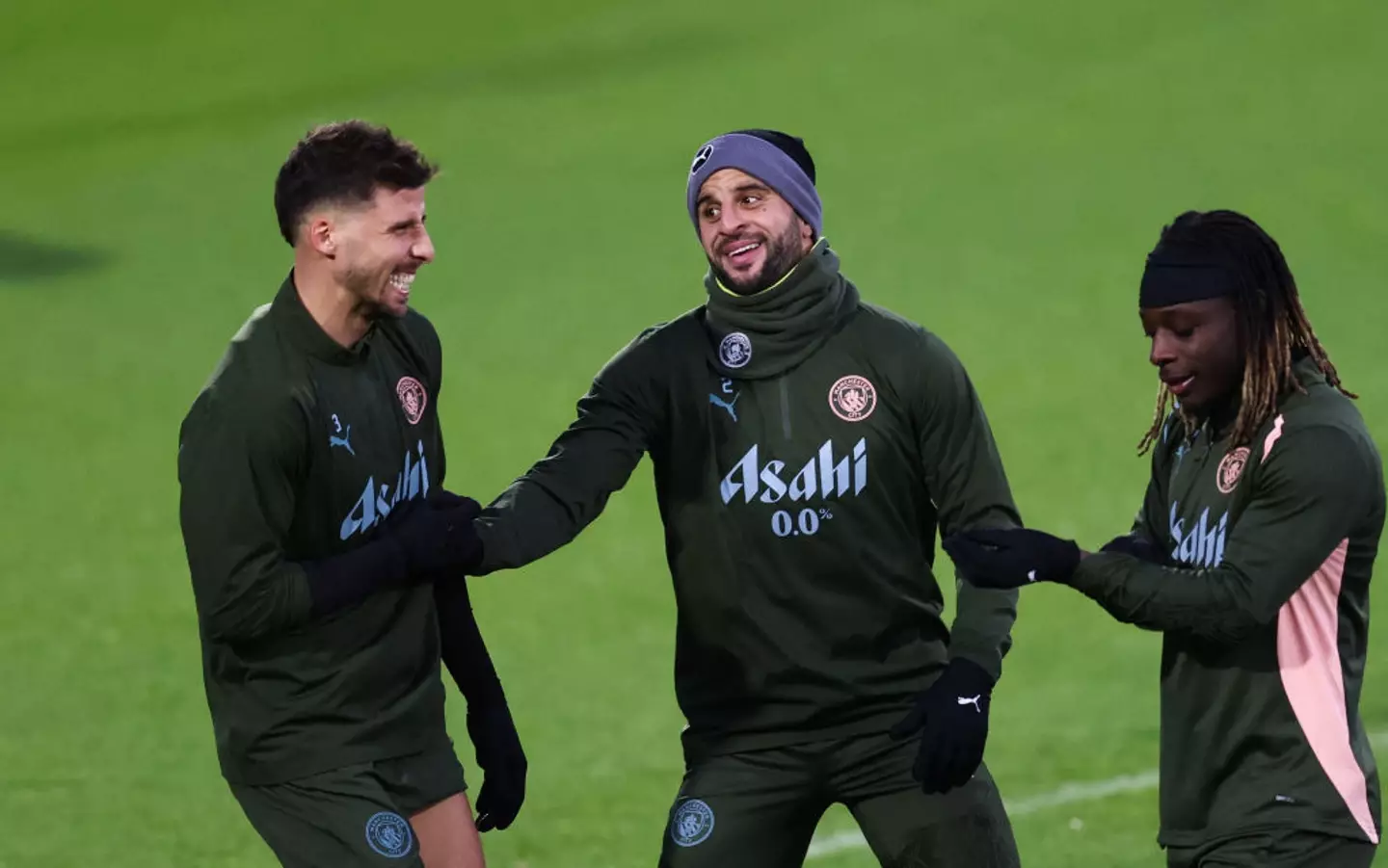 Kyle Walker and Ruben Dias were involved in an "argument" with the opposition bench (Credit:Getty)