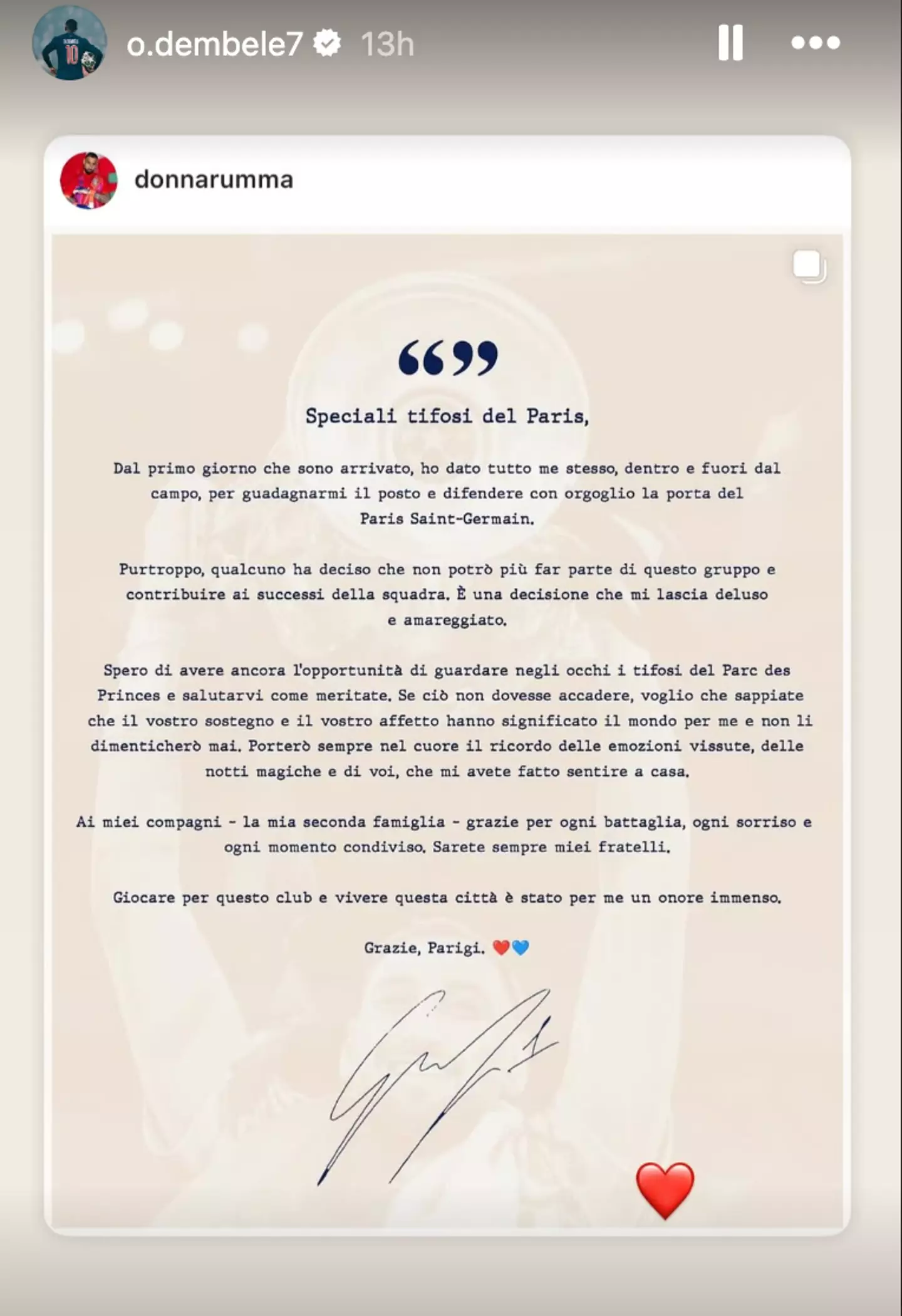 Image: Instagram/o.dembele7