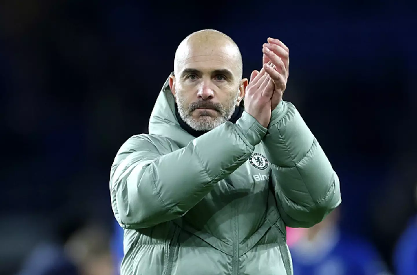 Chelsea manager Enzo Maresca is a candidate to replace Pep Guardiola at Man City (Image: Getty)