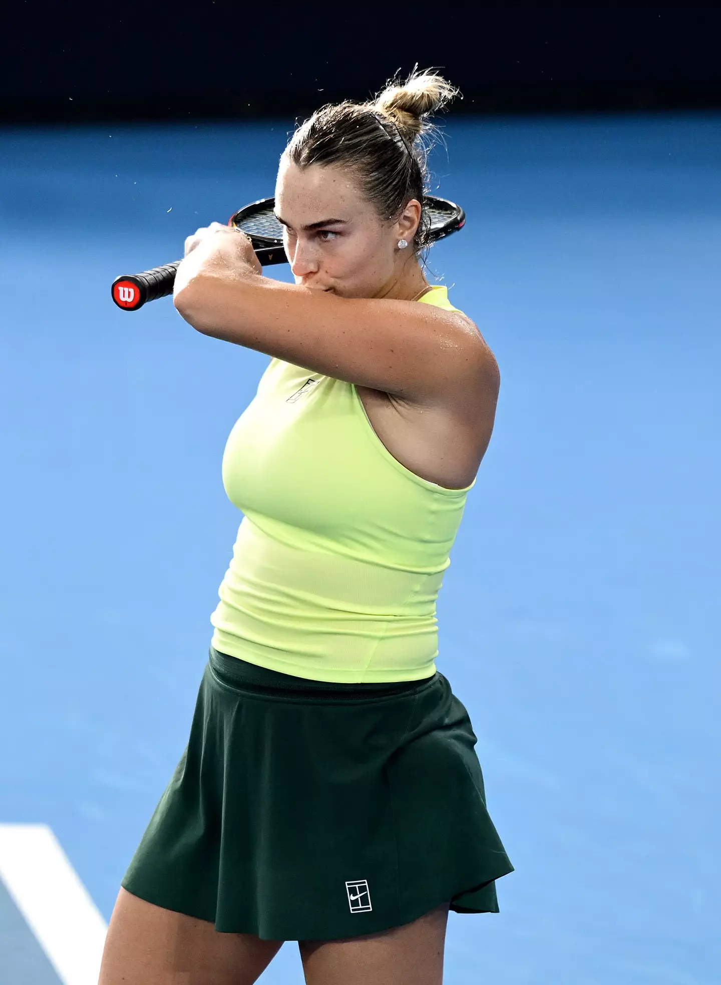Sabalenka makes point to Kostyuk following Brisbane win (Image: Getty)