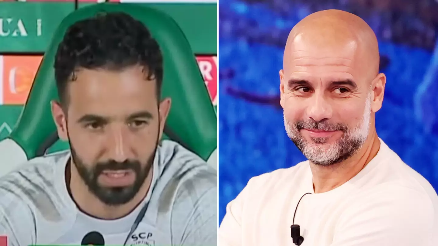 Ruben Amorim speaks out on claims he could replace Pep Guardiola as Man City manager after 115 charges hearing