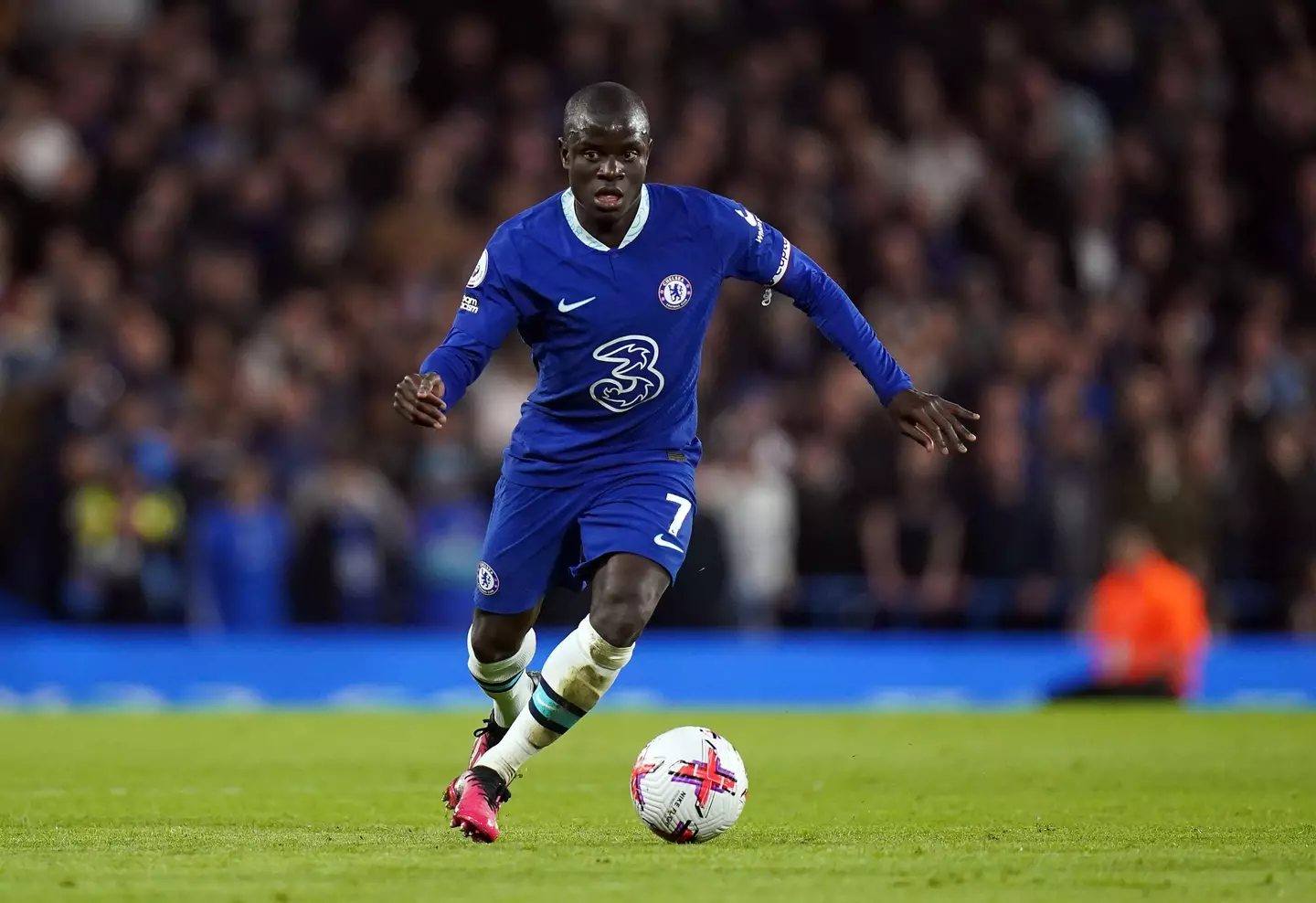 N'Golo Kante in action for Chelsea. Image: Alamy