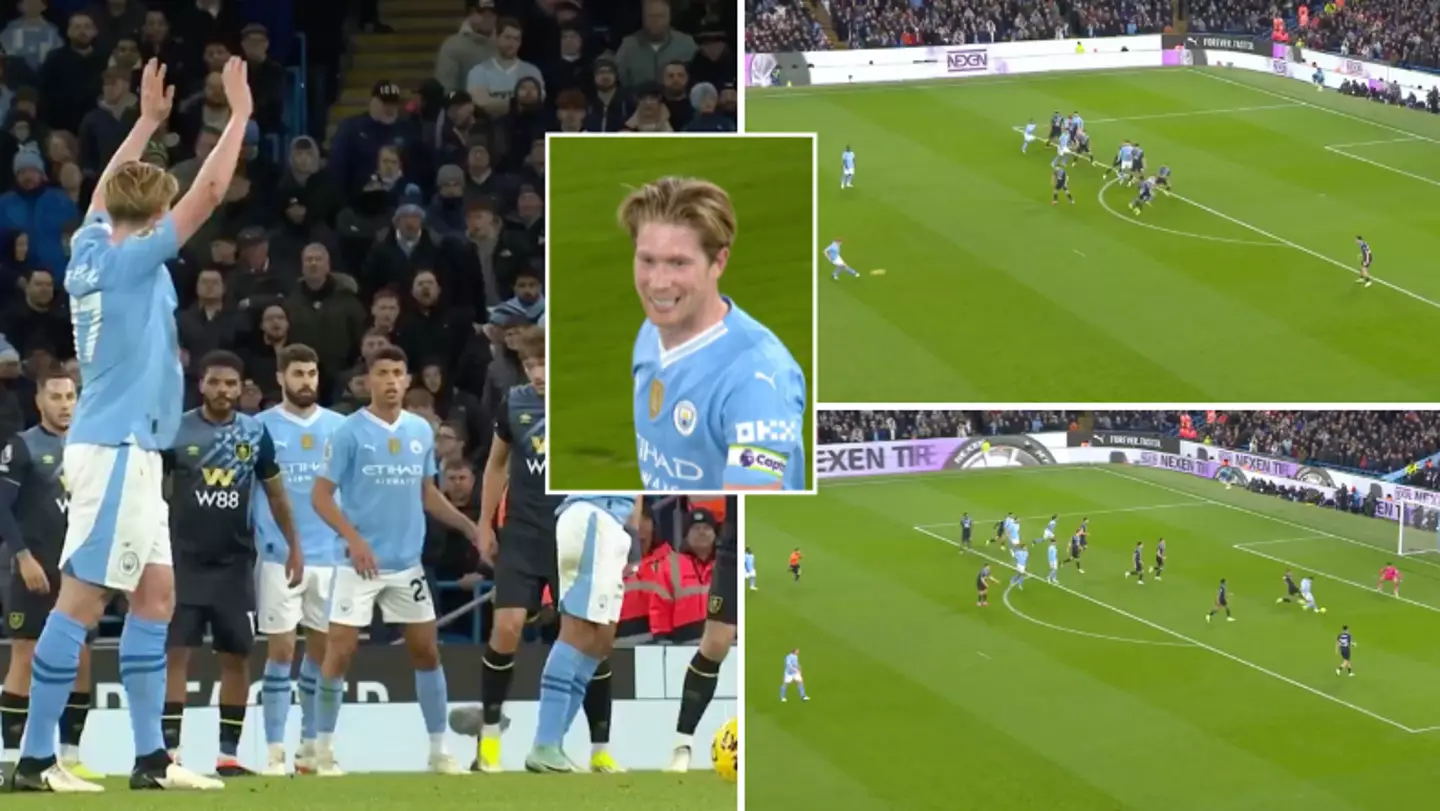 Kevin De Bruyne shows off 1000 IQ against Burnley as Man City fans tell Liverpool 'it's over'