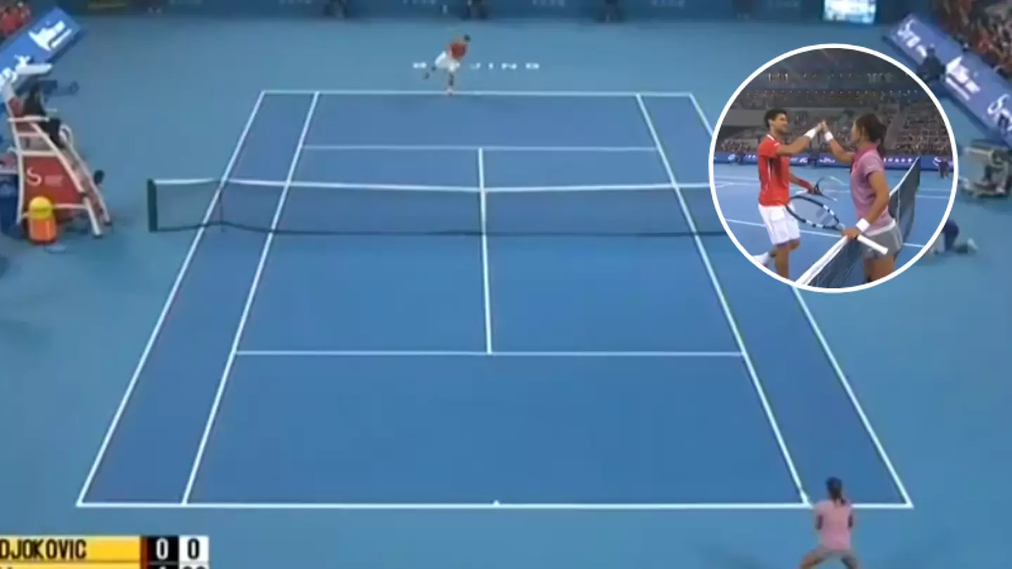 Novak Djokovic took on female tennis star Li Na in 'battle of the sexes' match and the result will amaze fans