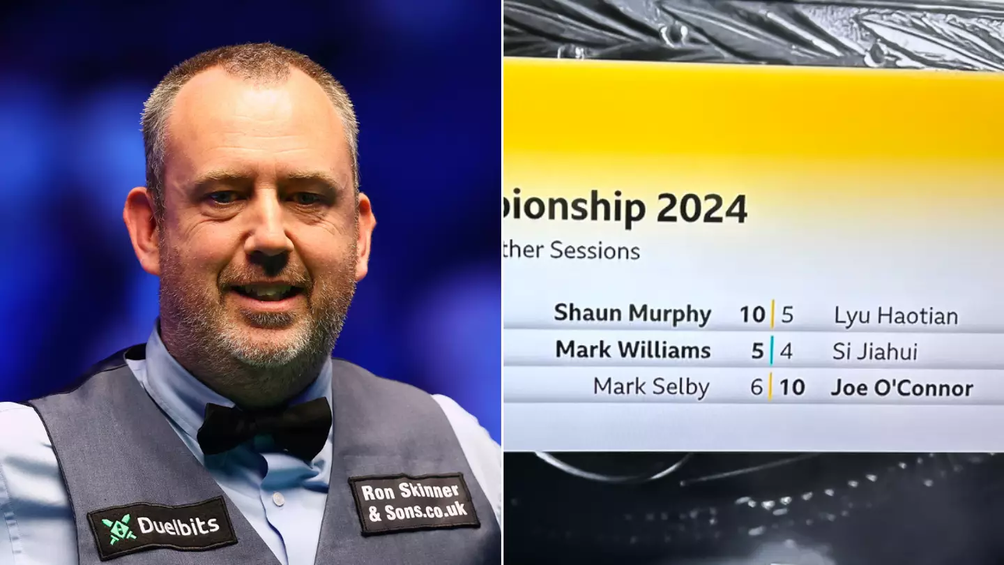 Mark Williams calls out BBC over major error on World Snooker Championship coverage