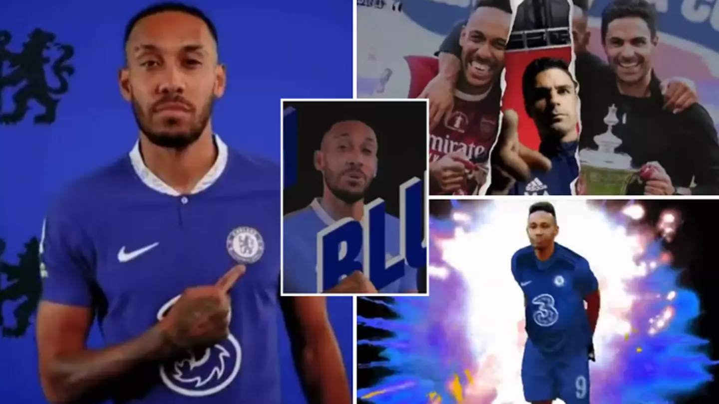 Chelsea's Pierre-Emerick Aubameyang branded a 'clown' over 'strange' advert to promo Arsenal clash