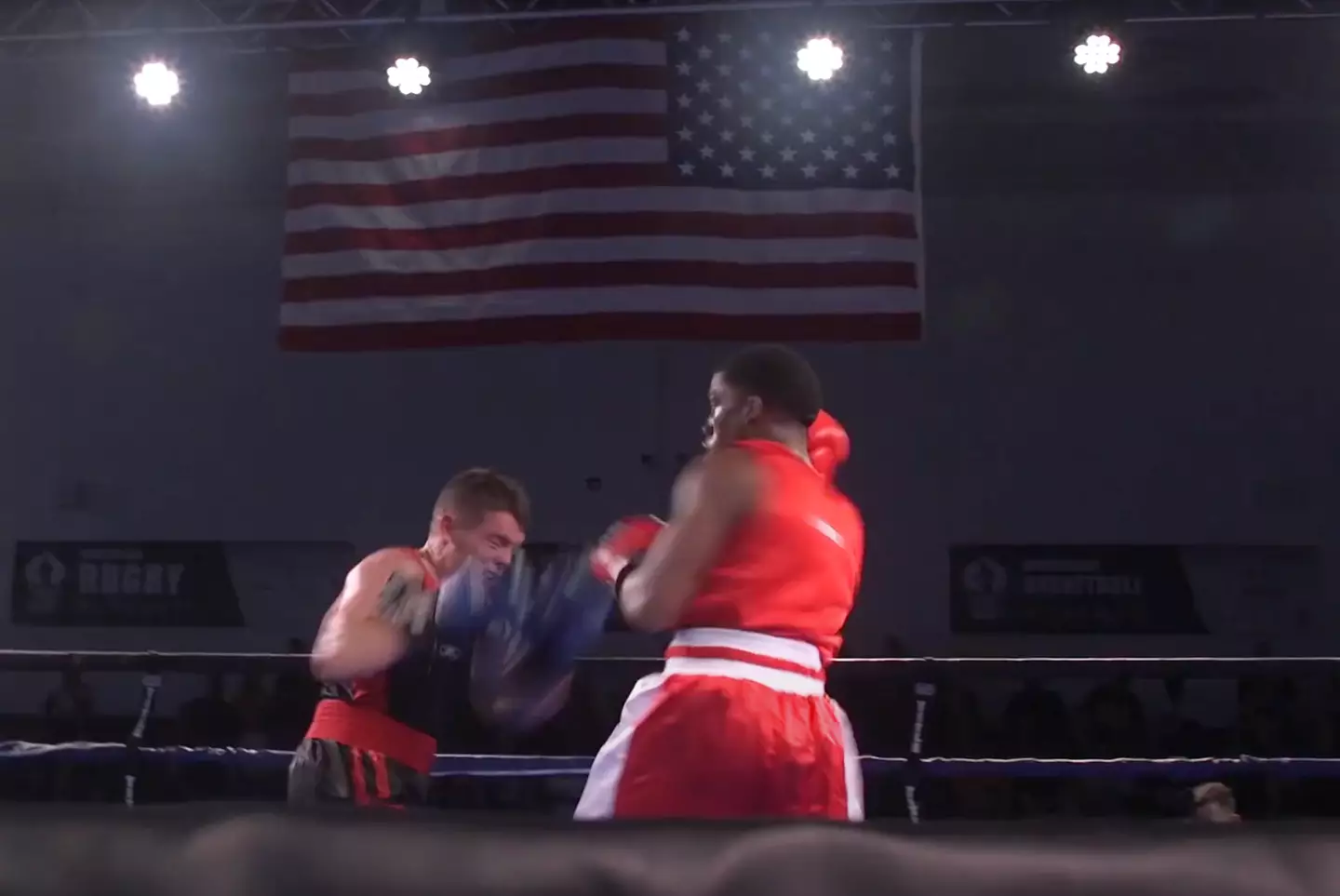 Marines from both the US and UK faced off in the boxing ring in 2019. (Image: US Forces Fitness)