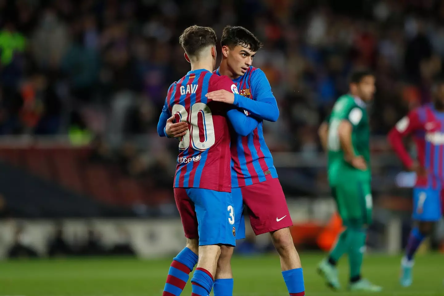 Gavi and Pedri are the future for Barcelona. Image: Alamy