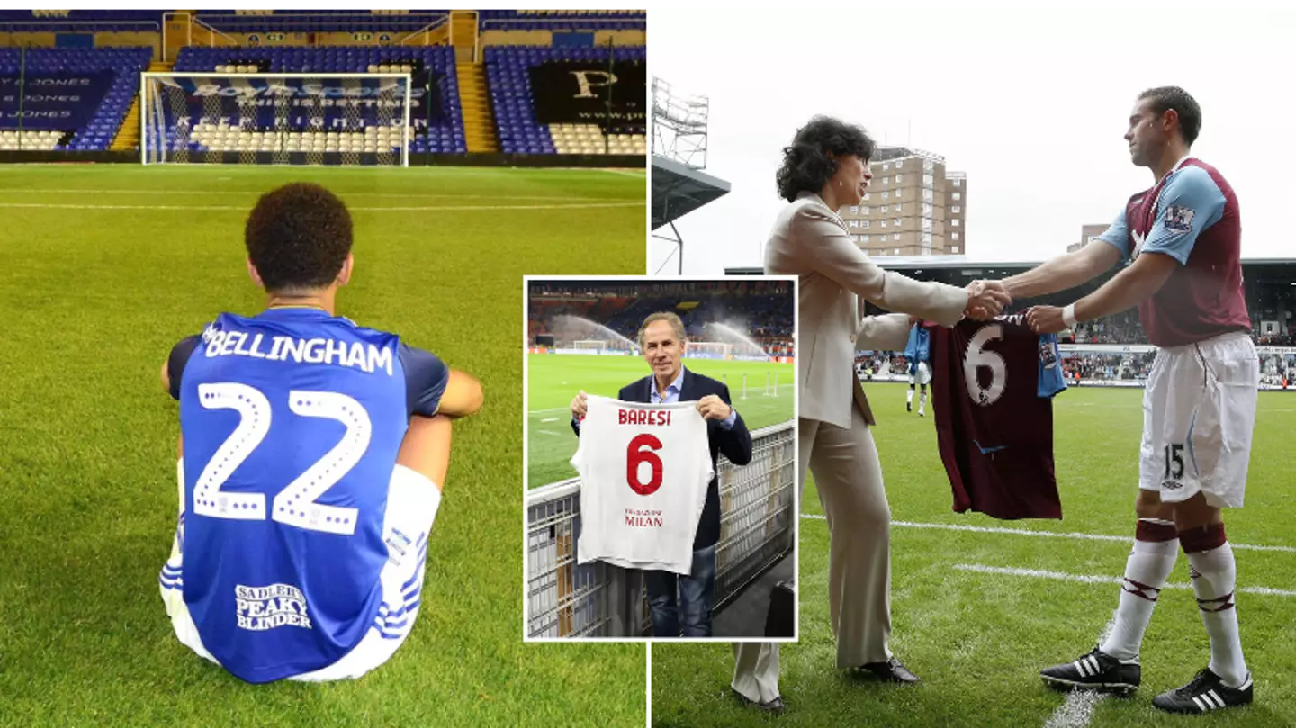 A list of retired numbers in football, including West Ham's number six and New York Red Bull's 99