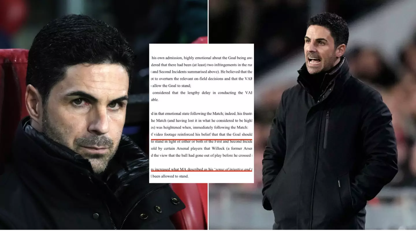 Fans react to 'disgrace' detail of FA's report that has seen Mikel Arteta avoid ban