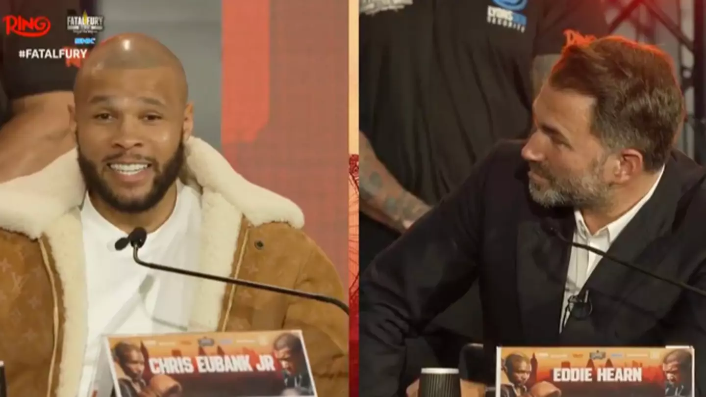 Chris Eubank Jr calls out Eddie Hearn for 'lying to the public' at Conor Benn presser as things turn personal