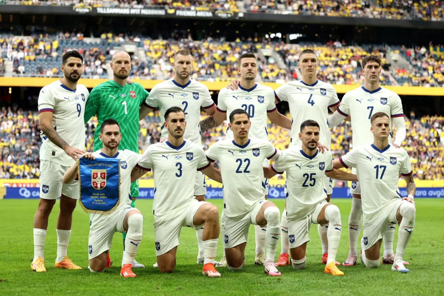 Serbia beat Sweden 3-0 in their final friendly before Euro 2024. (Source: Getty)