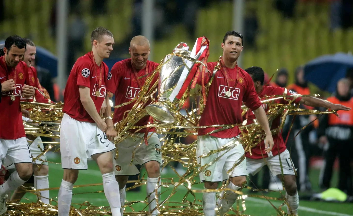 If Ronaldo gets his hands on the trophy again it could mean trouble for Arsenal or Spurs. Image: PA Images