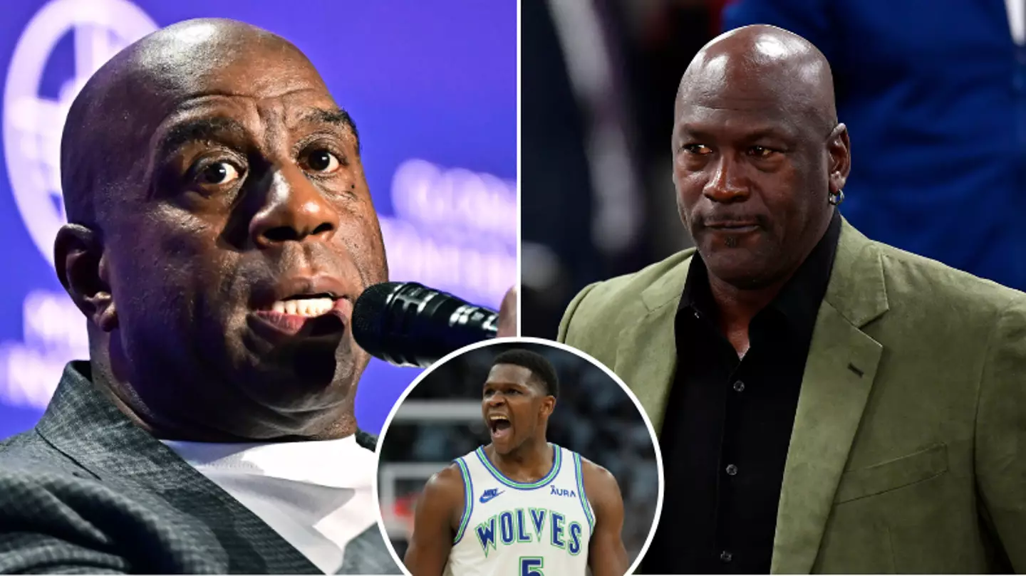 NBA Legend Magic Johnson hits back at Anthony Edwards for Michael Jordan's Era Statement