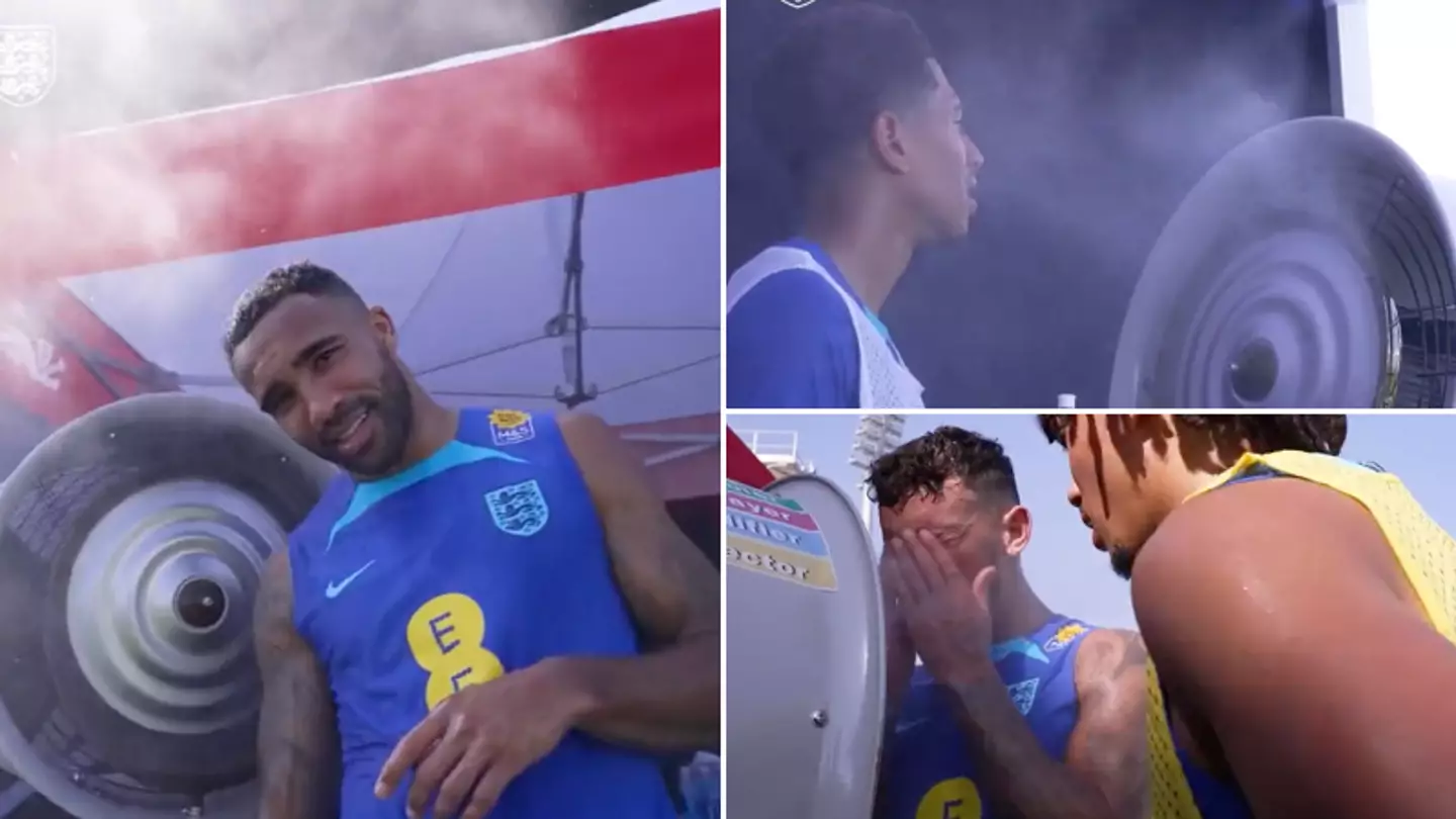 England fans concerned after seeing footage of players training in Qatar heat