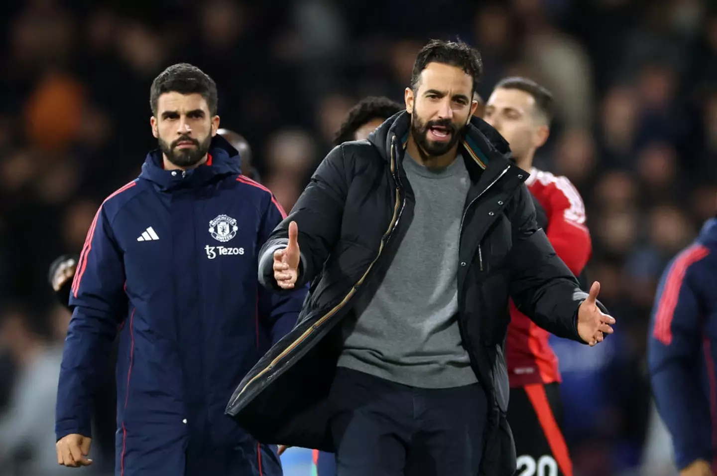 Ruben Amorim's first match as Manchester United manager ended as a 1-1 draw with Ipswich Town. (Image: Getty)