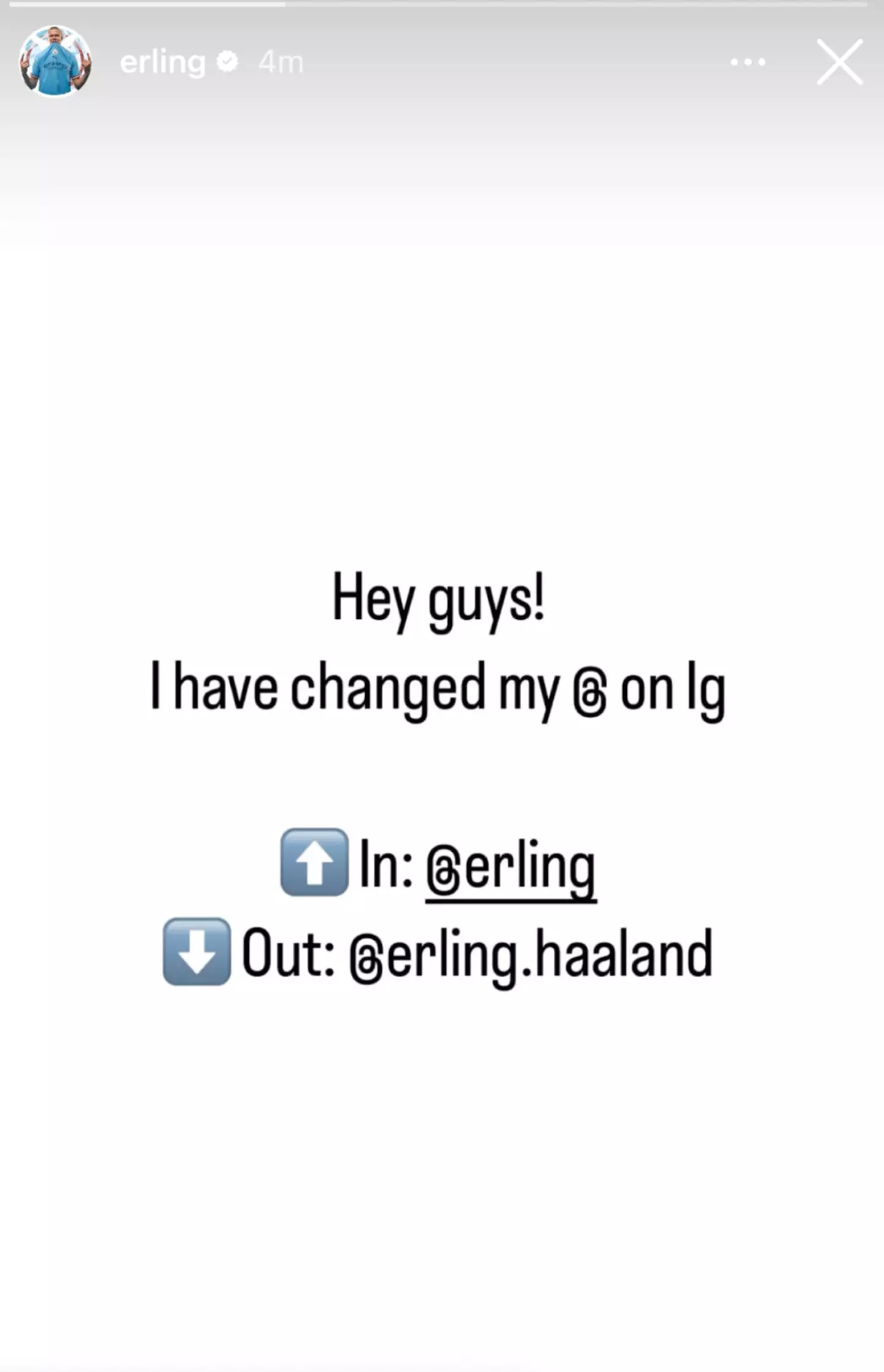 Image: Instagram/Erling Haaland