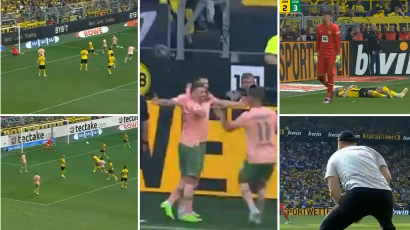 Werder Bremen score three times in six minutes to beat Borussia Dortmund 3-2 in incredible Bundesliga comeback