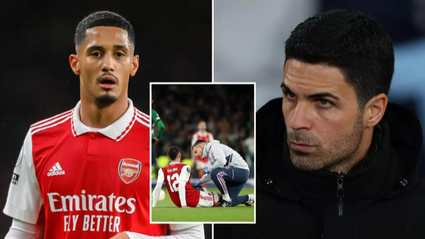 Arsenal handed update on William Saliba as injury severity revealed