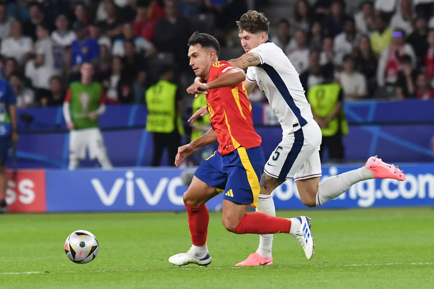 Martín Zubimendi during the Euro 2024 final. Image: Getty