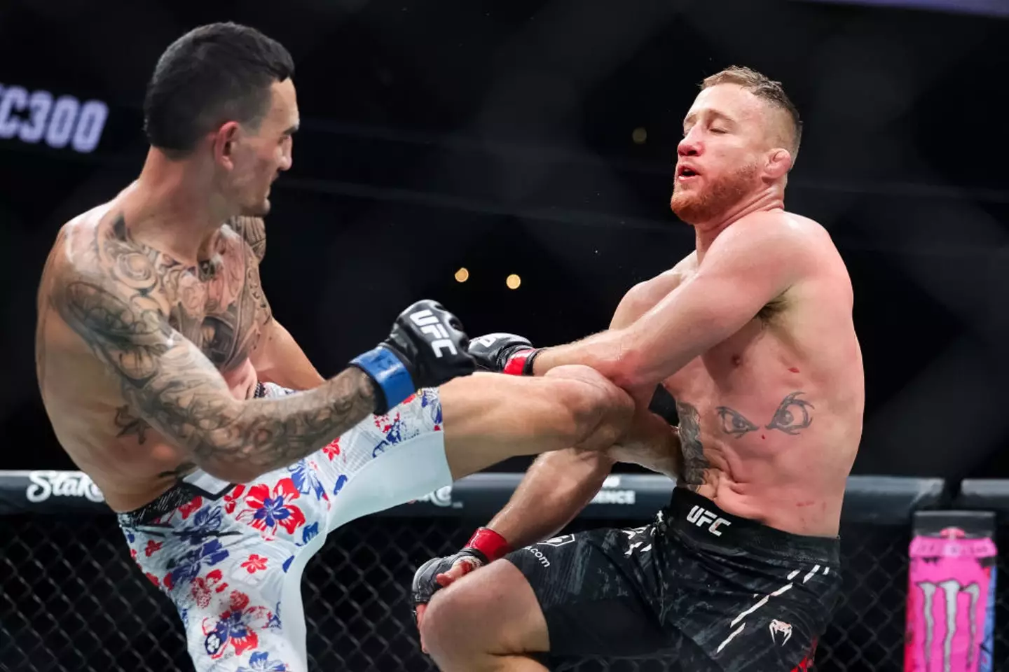 Gaethje received a special bonus for his historic fight with Max Holloway at UFC 300. (Image: Carmen Mandato/Getty Images)