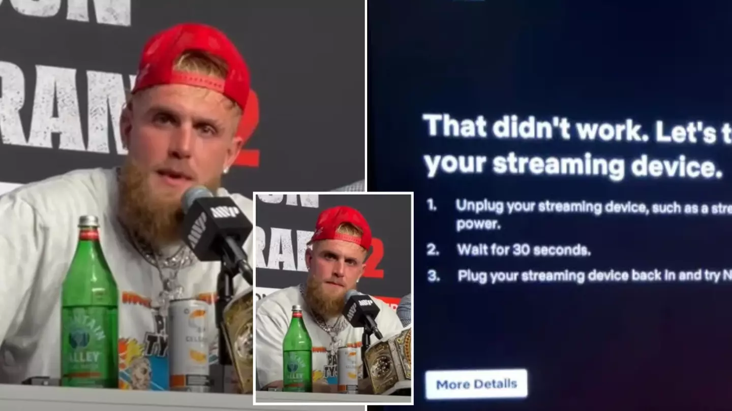 Jake Paul speaks out on Netflix stream crashing during Mike Tyson event and makes his feelings very clear