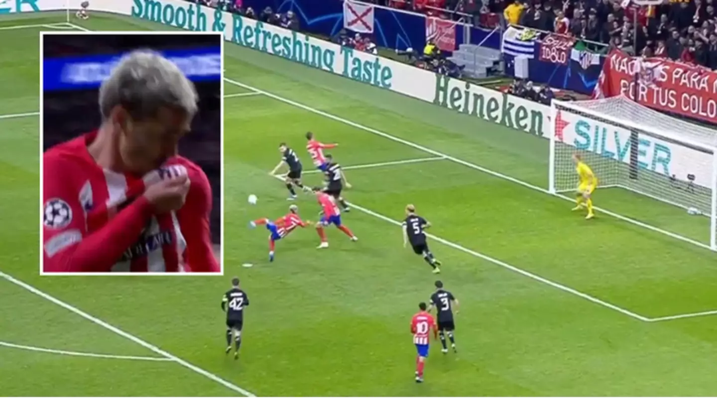 Antoine Griezmann scores incredible bicycle kick for Atletico Madrid against Celtic