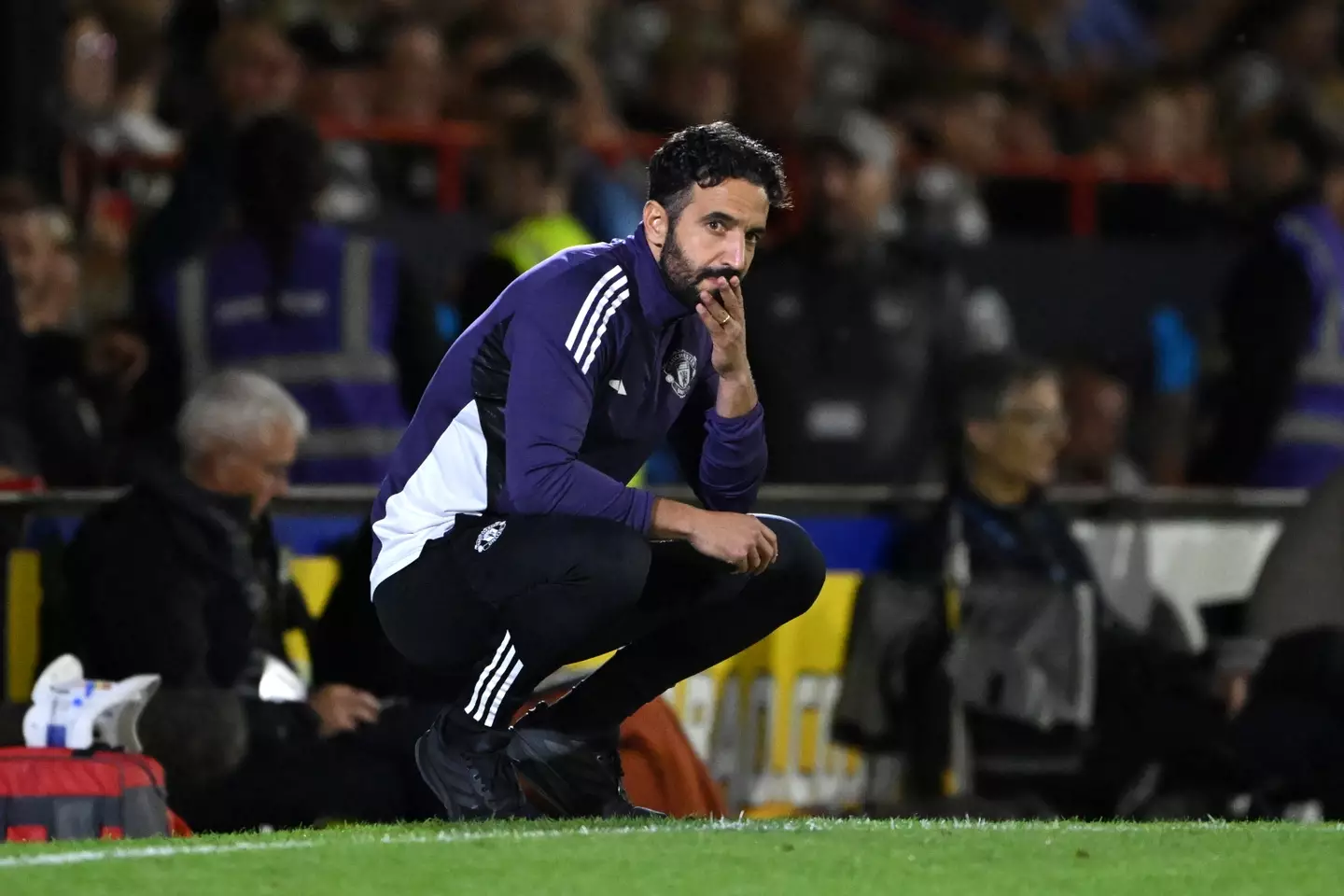 The pressure continued to pile pressure on Ruben Amorim. Image: Getty