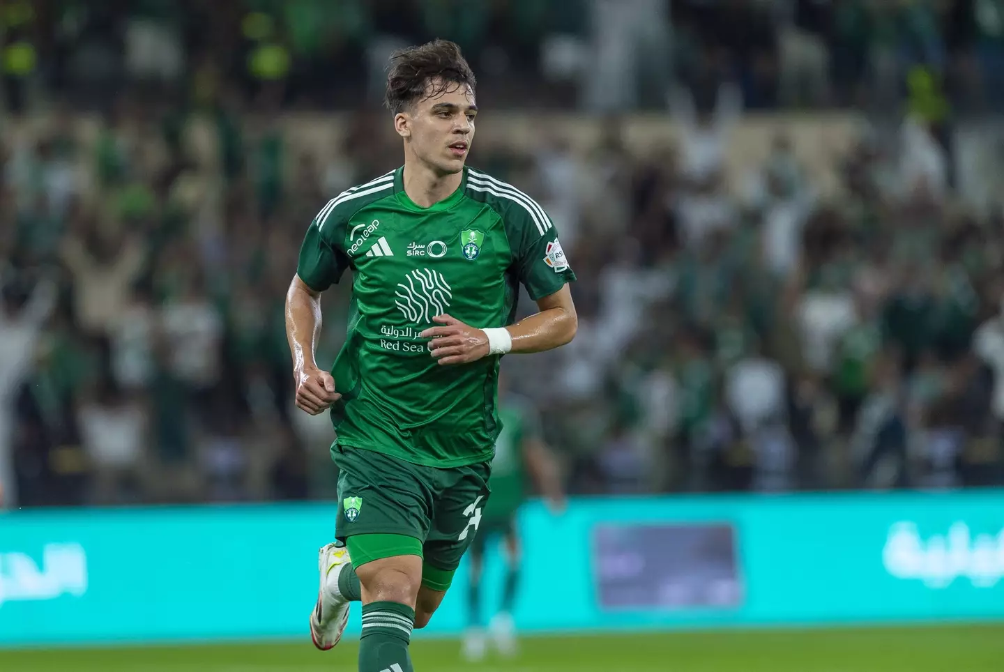 Gabri Veiga in action for Al Ahli. Image: Getty