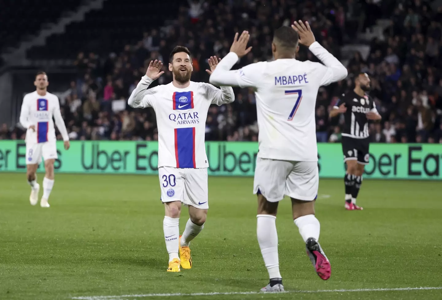 Mbappe clearly learned enough from Messi during their time together at PSG. Image: Alamy