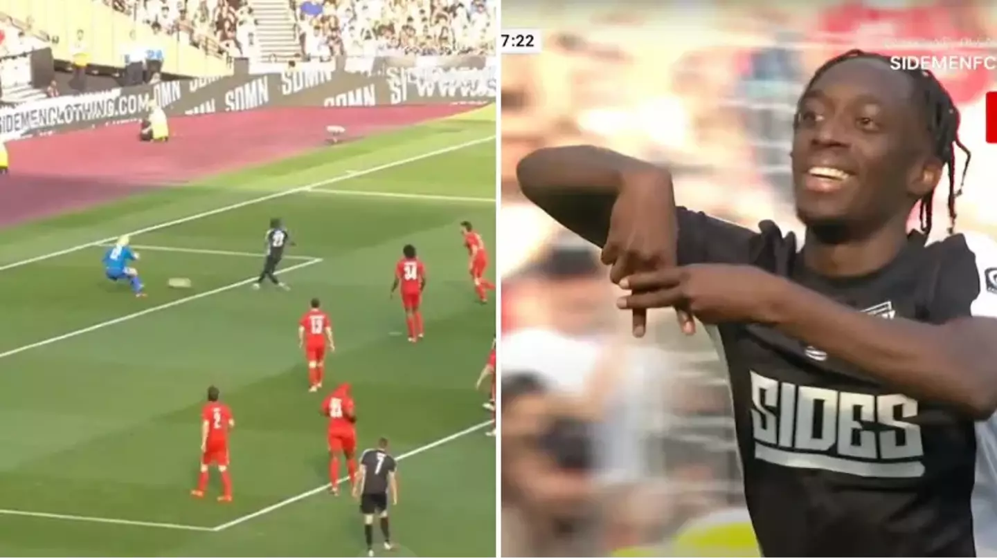 Sidemen match hero Manny blasts "weirdo" fans after receiving backlash for scoring hat-trick