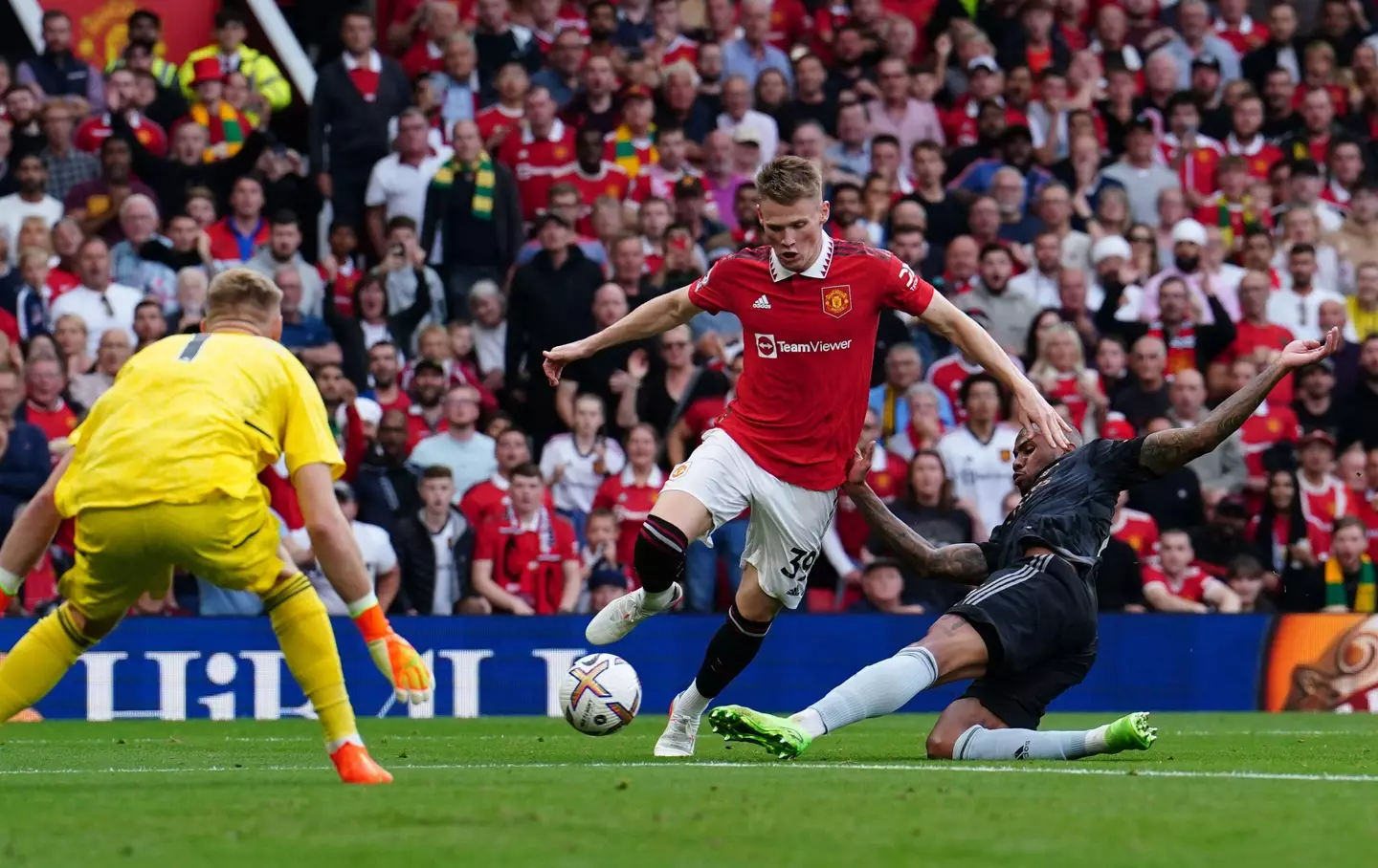 Scott McTominay against Arsenal. (Alamy)